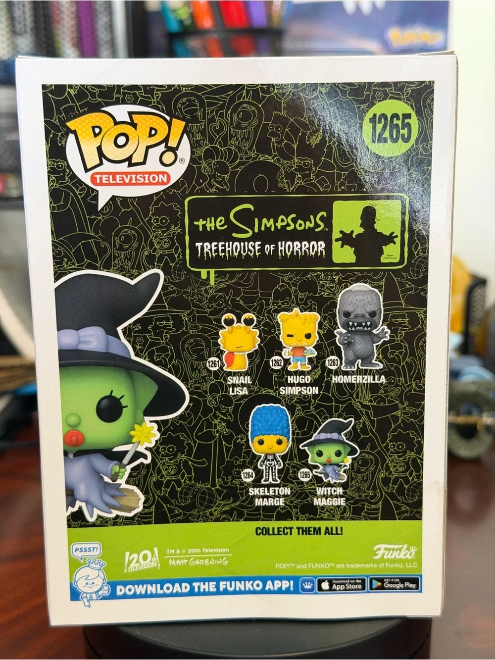 Funko Witch Maggie Pop! Vinyl Figure - Green, Black, Gray, Red, Yellow #1265